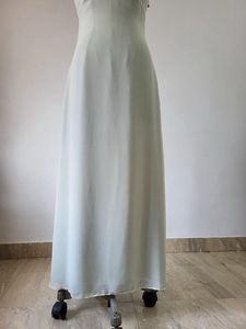Vintage Pale Green Maxi Dress
