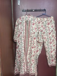 Floral Print Kurta Set