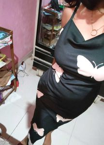 Butterfly Print Dress