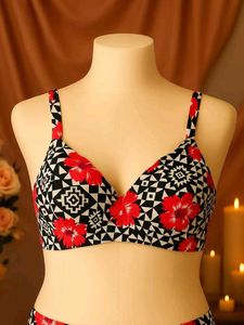 Floral Bikini Bra