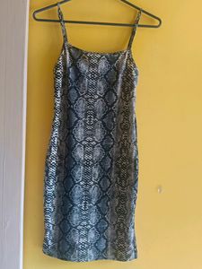 Shein Snake Print Bodycon Dress