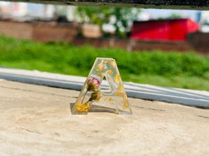 Resin alphabets Keychains