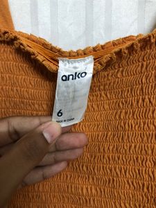 Anko Yellow Sleeveless Top