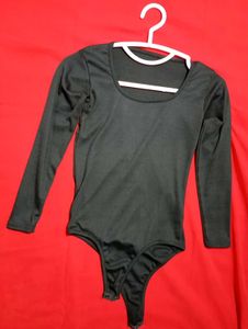 Black Long Sleeve Bodysuit