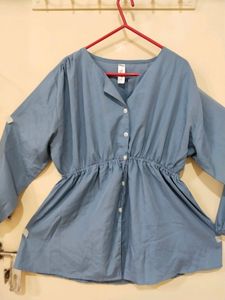 Blue Short Top