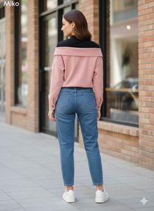 Cute Pink Button-Down Top