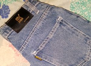 Heart Pattern Jeans