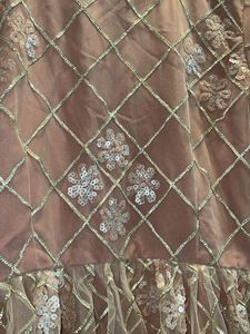 Round Banarasi Frock Set