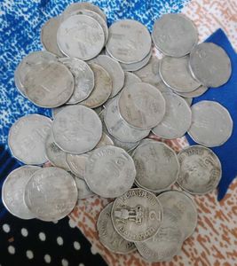 2 rupees Old rare Coins - Collectibles 45 pcs tota
