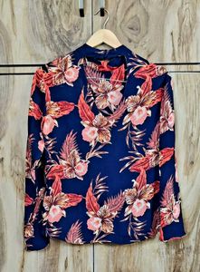 Floral Print Long Sleeve Top si,e-34-S