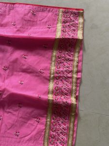 Pink Embroidered Kurta