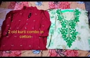 औरतों की 2 कुर्ती कॉटन में women kurti combo