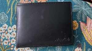 Newhide Leather Wallet, black, unused