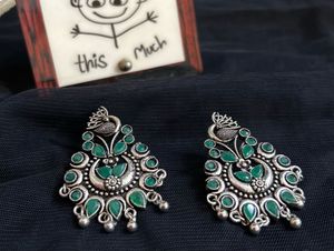 Combo Offer Emerald Jhumka Earrings