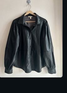 Black Leather Shirt