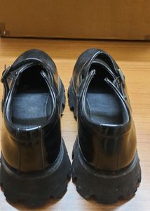 Black Oxford Maryjane , Thick Sole, Waterproof, Trending Shoes