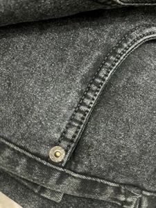 Dark Gray Denim Jeans