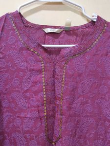 Purple Kurta