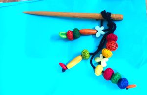 Handmade Wooden Hair Stick