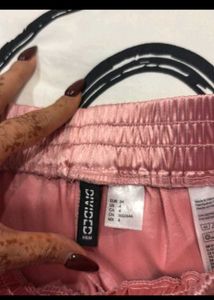 Pinteresty Satin Pink Shorts(H&amp;M)