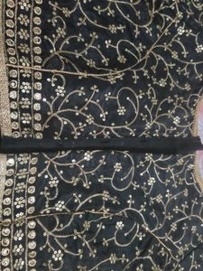 Embroidered Black Blouse