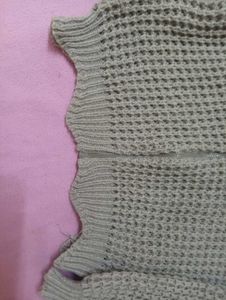 Knitted Crop Zip-Up Hoodie