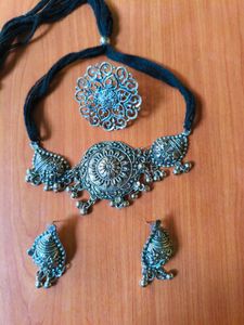 Oxidized Jewellery Set