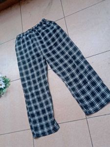 Checkered Casual Pants