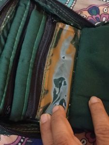 Multi Partitioned Jewellery Pouch