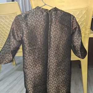 Vintage Gold Brocade Kurti ,golden Kurt