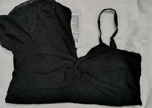 One Shoulder Sleeves Top