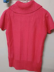Coral Knit Top