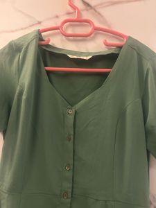 Olive Green Dress