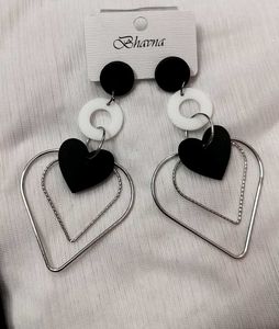 Heart Drop Earrings