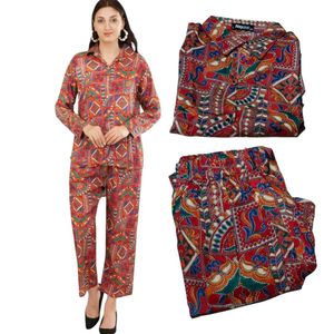 Red Pattren Co-ords Set