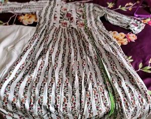 Anarkali Floral Slit Kurti