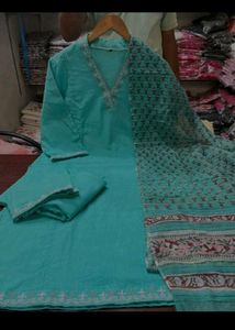 Pure Khadi Cotton 3 Piece Set