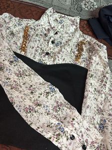 Its A Beautiful Floral Cord Set Top