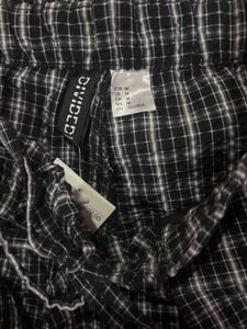 Checkered Pull-on Trouser