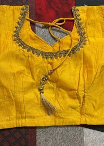 Elegant Yellow and green lehenga set