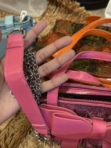Pink Bow Handbag