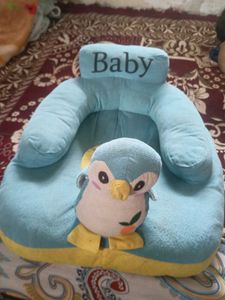 Baby Seat with Penguin Plush