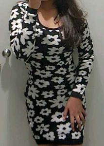 Daisy Knit Mini Dress