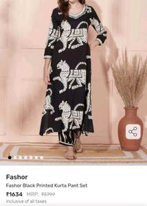 Printed Kurta Set/Coord Set