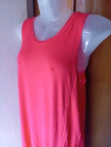 Coral Tank Dress