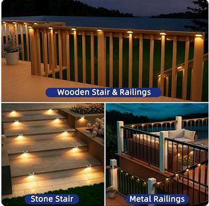 Elegant LED Solar Stair Lights