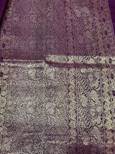 Purple Pure Silk Kanchivaram Saree