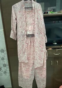 Pink Floral 3 Co-ord Set