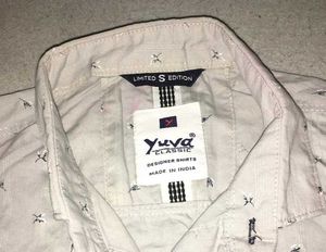 Patterned Button-Down Shirt