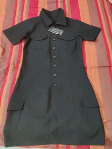 Black Shirt Dress